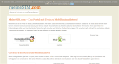 Desktop Screenshot of meinesim.com